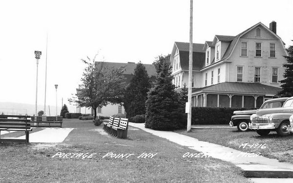 Portage Point Resort (Portage Point Inn) - Vintage Postcard (newer photo)